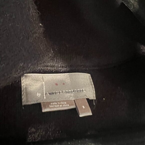 Anthropologie Black Cape Jacket Bell Sleeve Black Women's NWOT JB - Picture 5 of 5